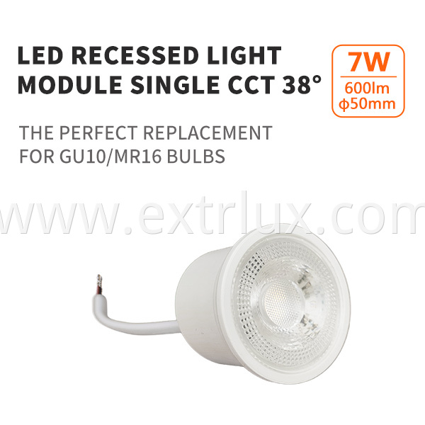 7W LED recessed module downlight